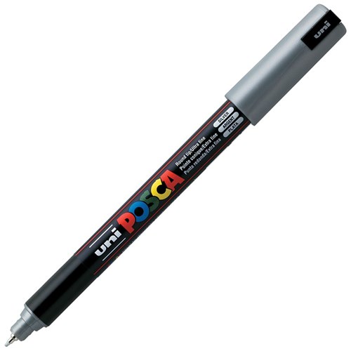 uni POSCA Silver Paint Marker Pen Bullet Ultra Fine PC1-MRS