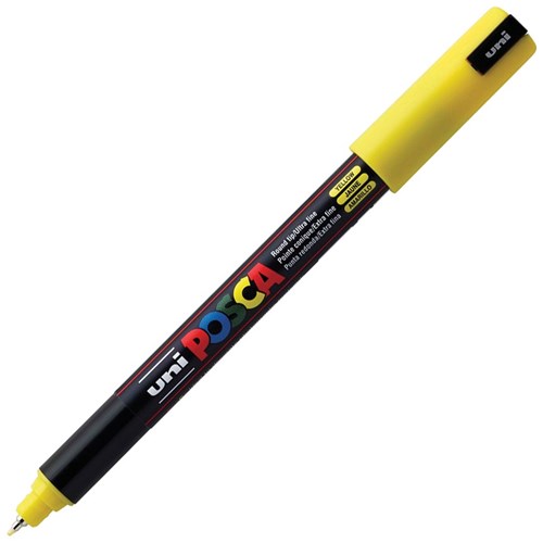 uni POSCA Yellow Paint Marker Pen Bullet Ultra Fine PC1-MRY