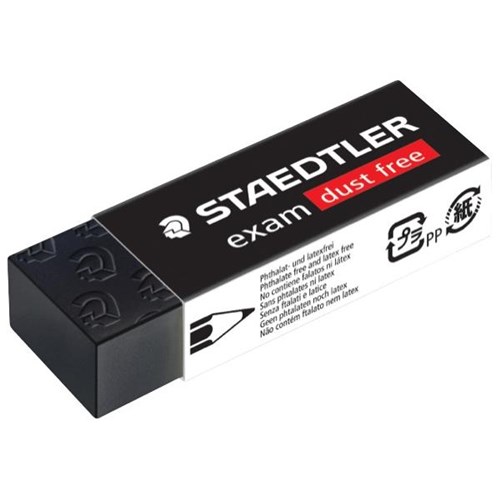 Staedtler Eraser DustFree Large Black OfficeMax NZ