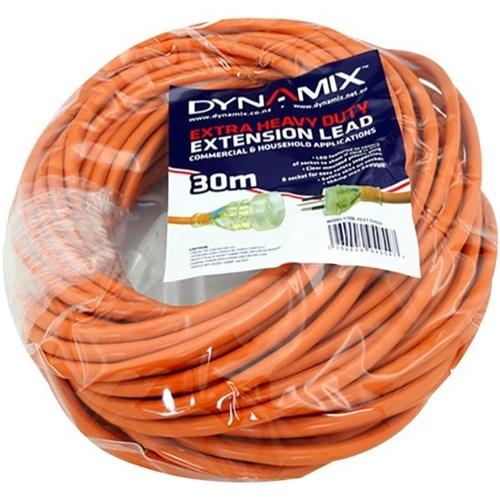 Dynamix Extra Heavy Duty Power Extension Lead 30m OfficeMax NZ