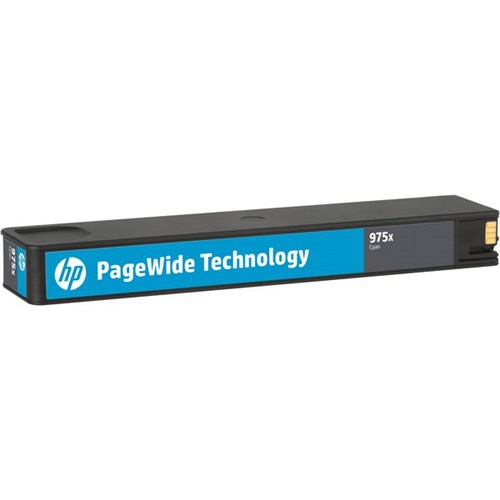 HP 975X PageWide Cyan Ink Cartridge High Yield L0S00AA