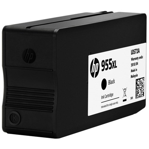 HP 955XL Black Ink Cartridge High Yield L0S72AA