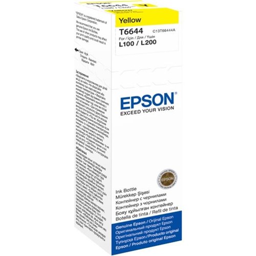 Epson T6644 EcoTank Ink Bottle 70ml Yellow