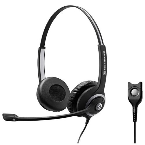 Sennheiser SC260 Wired Binaural Headset For Desk Phone OfficeMax NZ