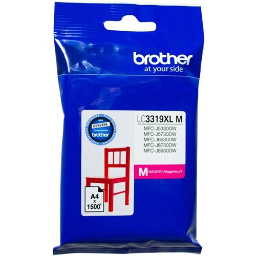 Brother LC3319XL-M Magenta Ink Cartridge High Yield