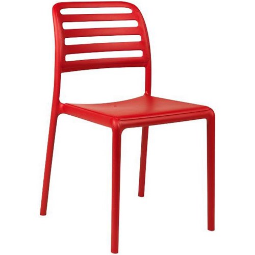 Costa Outdoor Cafe Chair Red