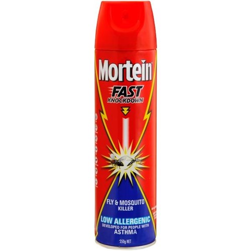Mortein Fly & Mosquito Killer Spray Low Allergenic Fast Knockdown 350g