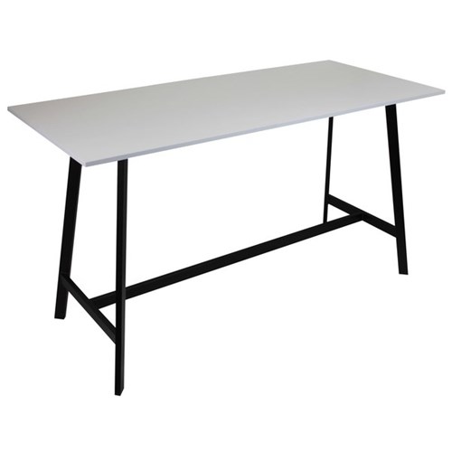 Converse Leaner Table 1800mm White/Black