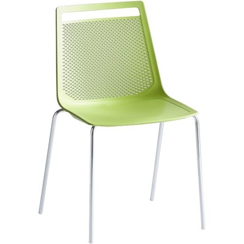Akami Cafe Chair Lime/Chrome