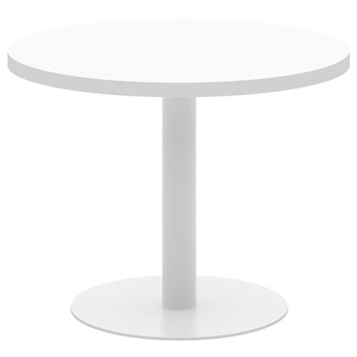 Classic Round Coffee Table 600mm Snowdrift/White