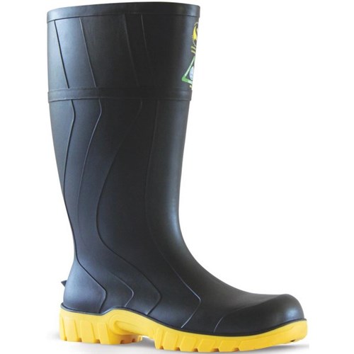 Bata Safemate Safety Gumboots Size 8 Black/Yellow