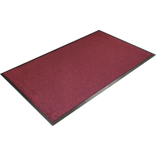 Captain High Traffic Entrance Mat Red/Black 900x1500mm