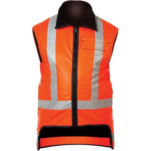 Kaiwaka Tufflex Sleeveless Safety Vest Medium Orange