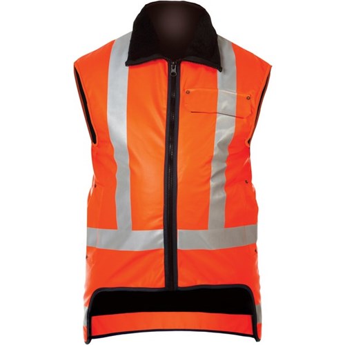 Kaiwaka Tufflex Sleeveless Safety Vest Large Orange