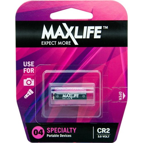 Maxlife CR2 Lithium 3V Speciality Battery