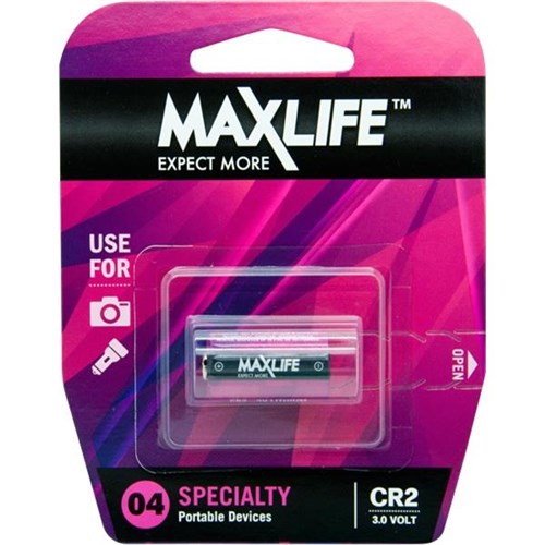 Maxlife CR2 Lithium 3V Speciality Battery