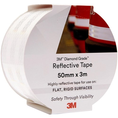 3M™ Diamond Grade Reflective Tape 50mm x 3m White