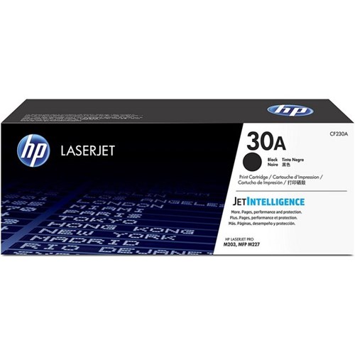 HP 30A Black Laser Toner Cartridge CF230A