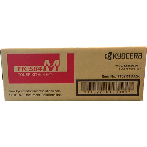 Kyocera TK-584M Magenta Laser Toner Cartridge
