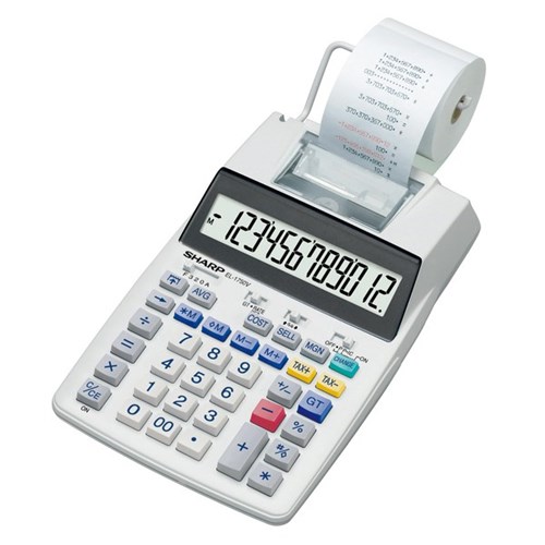 Sharp EL1750V Printing Calculator OfficeMax NZ
