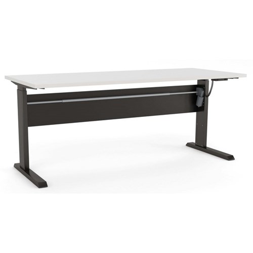 Cubit Highrise Electric Height Adjustable Desk 1800mm White/Black