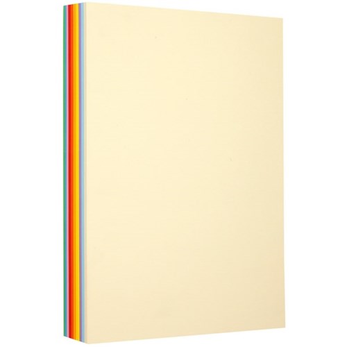 OfficeMax A3 160gsm 10 Assorted Colours Premium Copy Paper, Pack of 250