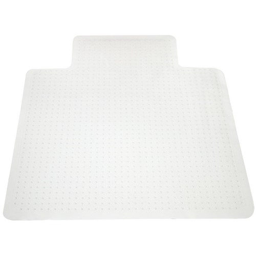 OfficeMax Chair Mat Low-Medium Use Large Keyhole 1140x1340mm Clear