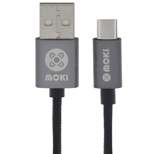 Moki Type-C USB SynCharge Braided Cable 900mm