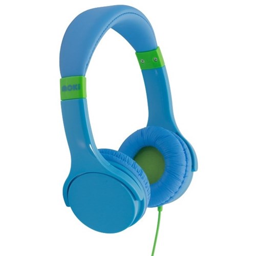 Moki Lil Kids Headphones Blue OfficeMax NZ
