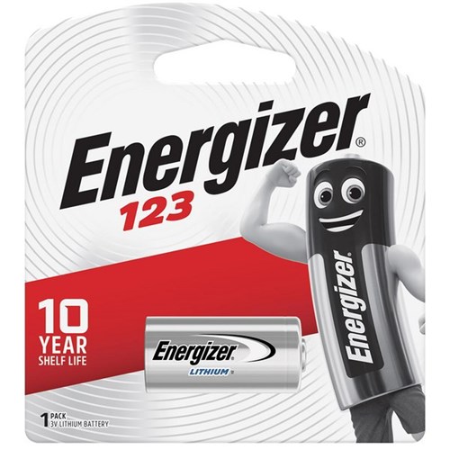 Energizer 123 Lithium Photo Battery 3 Volt