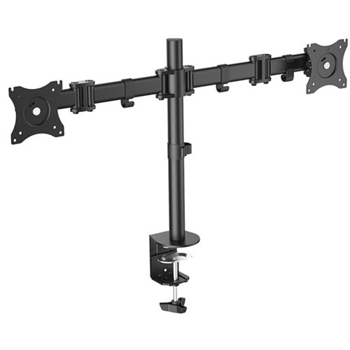 Digitus Dual Monitor Arm 15 To 27 Inch With Clamp Base