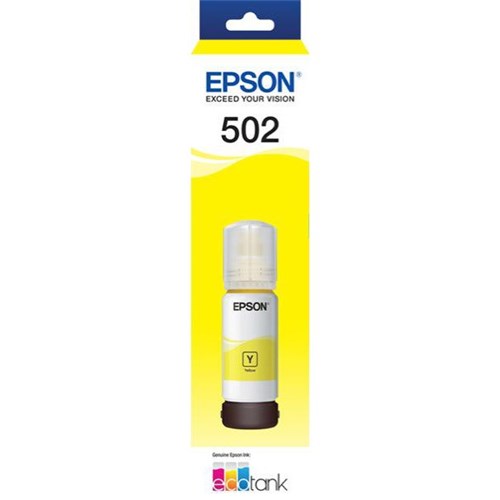 Epson T502 EcoTank Ink Bottle 70ml Yellow