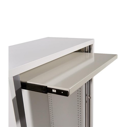 Strata 2 Workshelf For 1200mm Tambour White