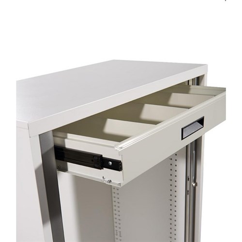 Strata 2 Data Drawer For 1200mm Tambour White