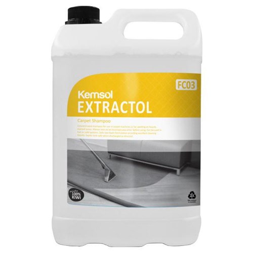 Kemsol FC03 Extractol Carpet Cleaner Shampoo, 5L
