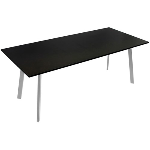 Converse Meeting Table 1800mm Black/Silver