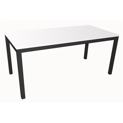 Flush Fit Board Table 2400x800mm White/Black