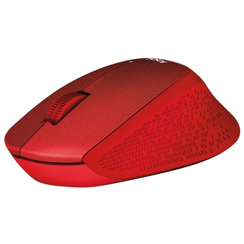 Logitech M331 Silent Plus Wireless USB Mouse Red