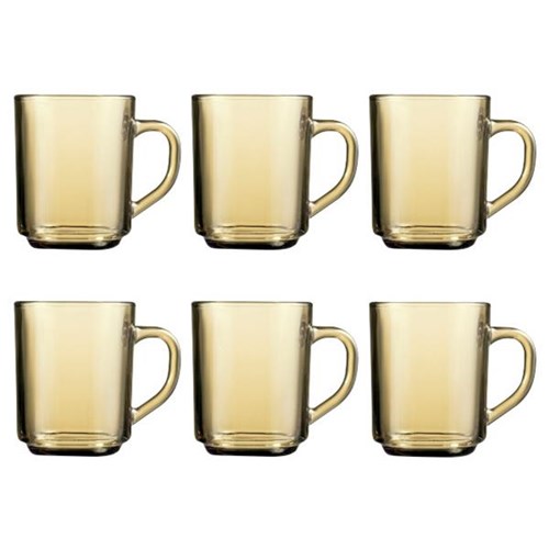 Arcoroc Coffee Fumer Mugs 250ml, Pack of 6 OfficeMax NZ