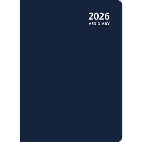 OfficeMax A53 1 Hour Appointments Diary A5 Week To View 2026 Blue