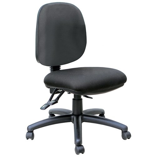 Mondo Java Heavy Duty Chair Mid Back 3 Levers Black