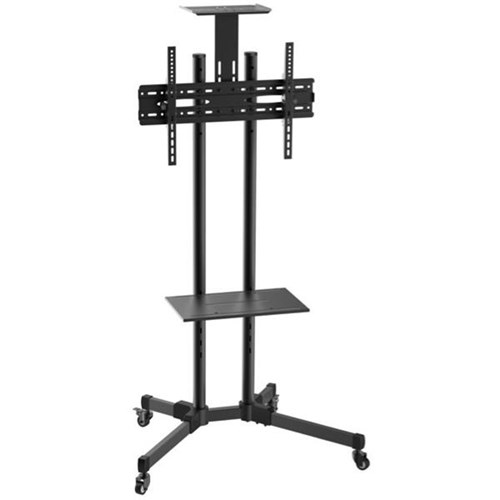Brateck Adjustable TV Stand 32-70 Inch with Glass Shelf
