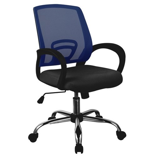 Trice Task Chair 1 Lever Mesh Back With Arms Blue/Black