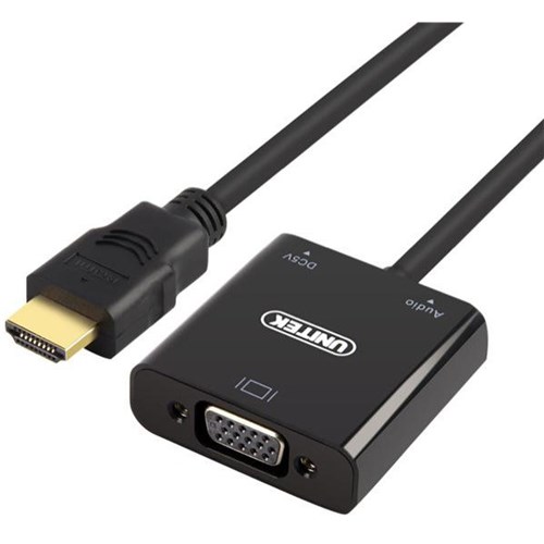 Unitek Y-6333 HDMI To VGA Converter With Audio