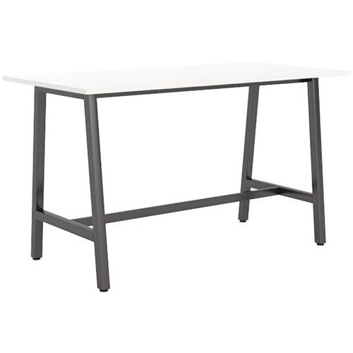 Cubit Bar Leaner Table 1800mm White/Black