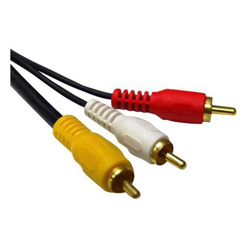 Dynamix Audio Video RCA Cable 3 to 3 Plugs 2m