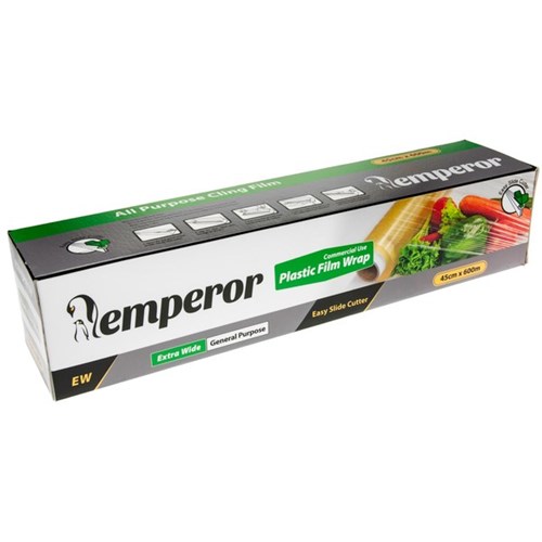 Emperor Plastic Cling Film Wrap With Dispenser 450mm x 600m