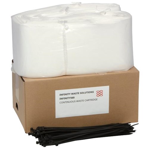 Infinity Rubbish Bag Cartridge 100m Clear OfficeMax NZ