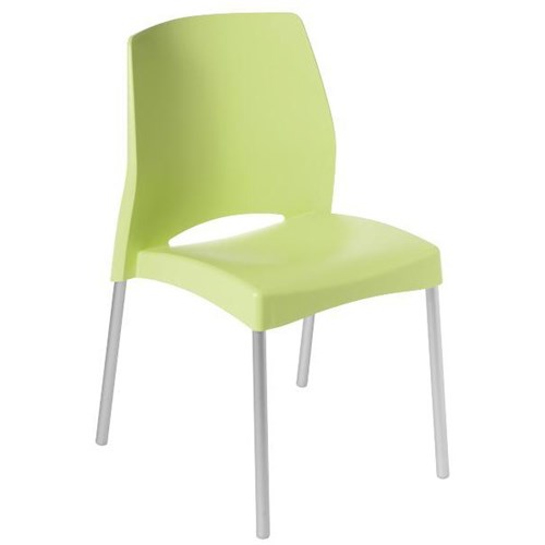 Pop Cafe Chair Pistachio/Aluminium