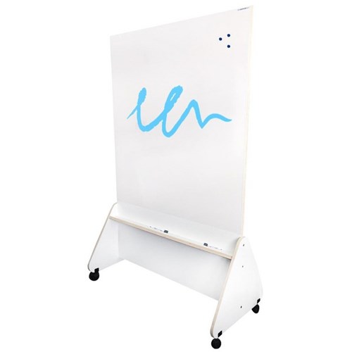 Boyd Visuals Summit Mobile Whiteboard Double Sided 1200 x 1910mm